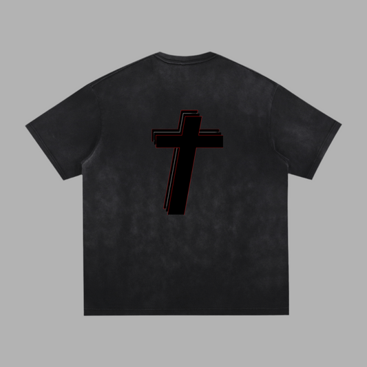 Vintage Washed Hand-Frayed T-Shirt