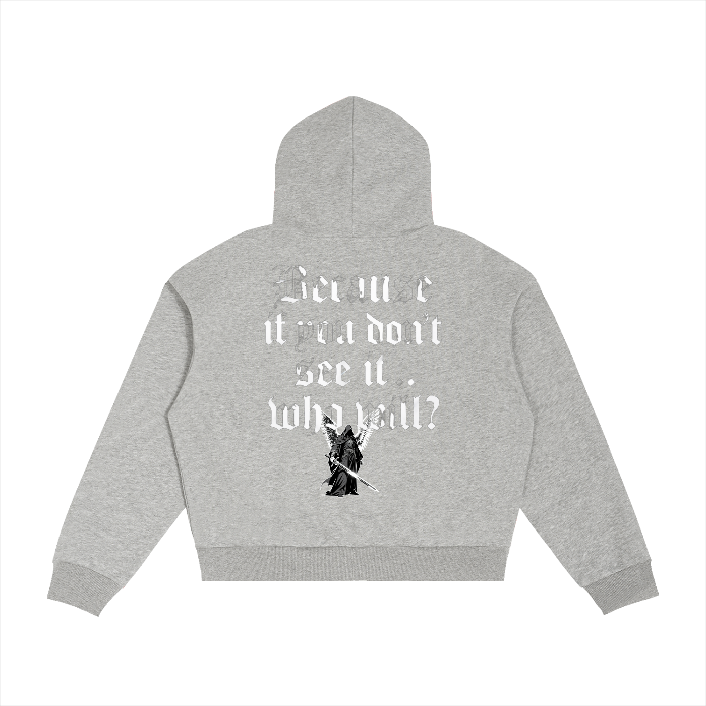 Contrast Plaid Boxy Zip Hoodie