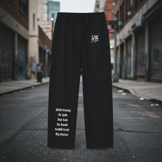 Reflection Striped Straight-Leg Sweatpants