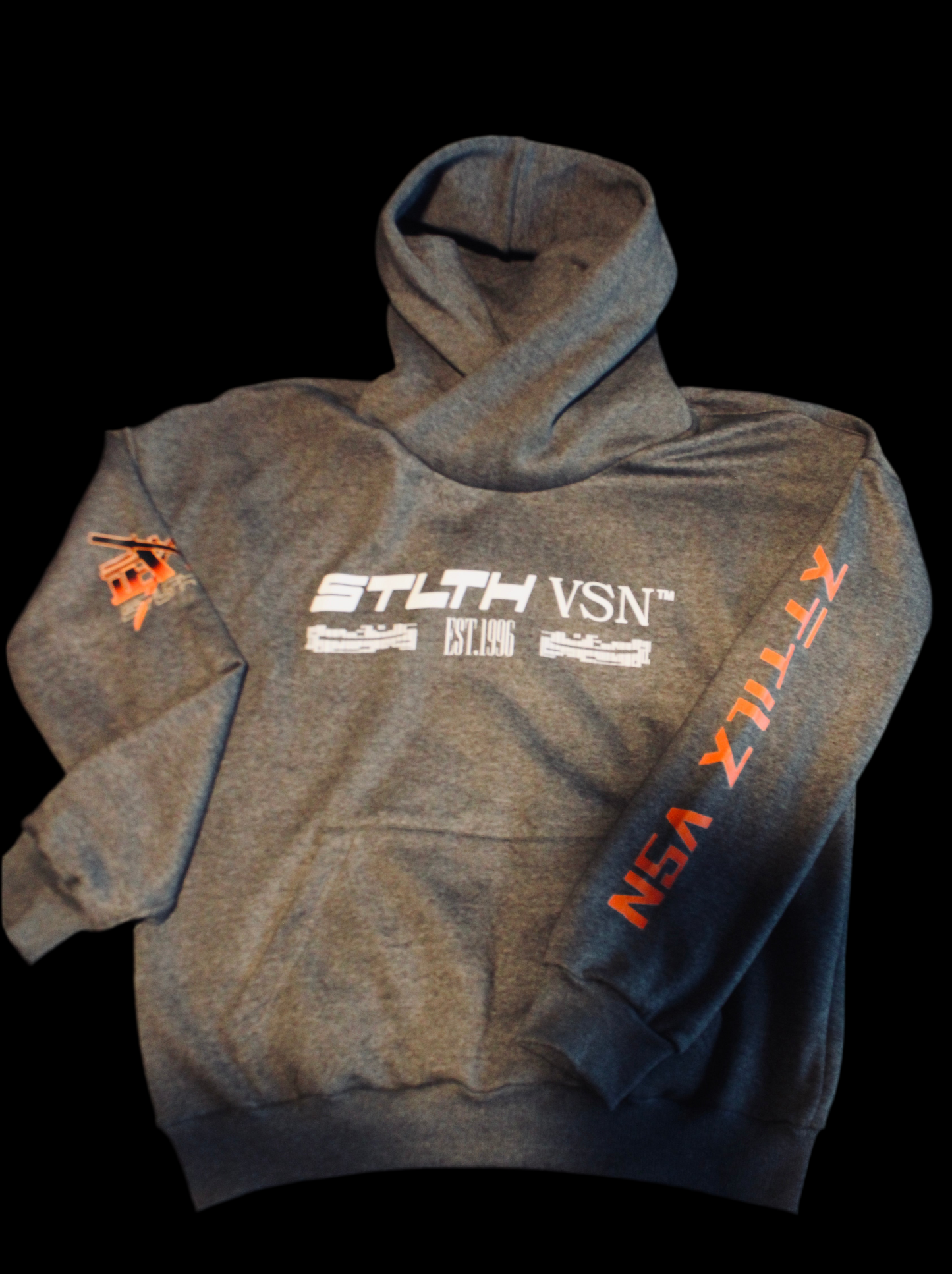 Limited “Genesis ” Double Panel Pullover ( Dark grey )