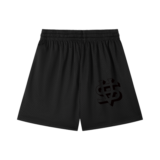 Mesh Drawstring Shorts