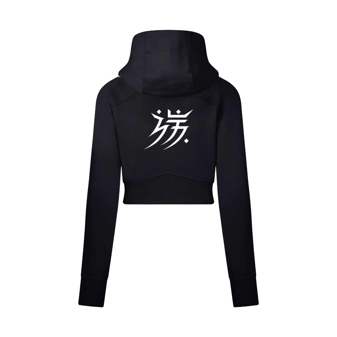 Women’s Cropped STLTH VSN Zip Hoodie Top Set