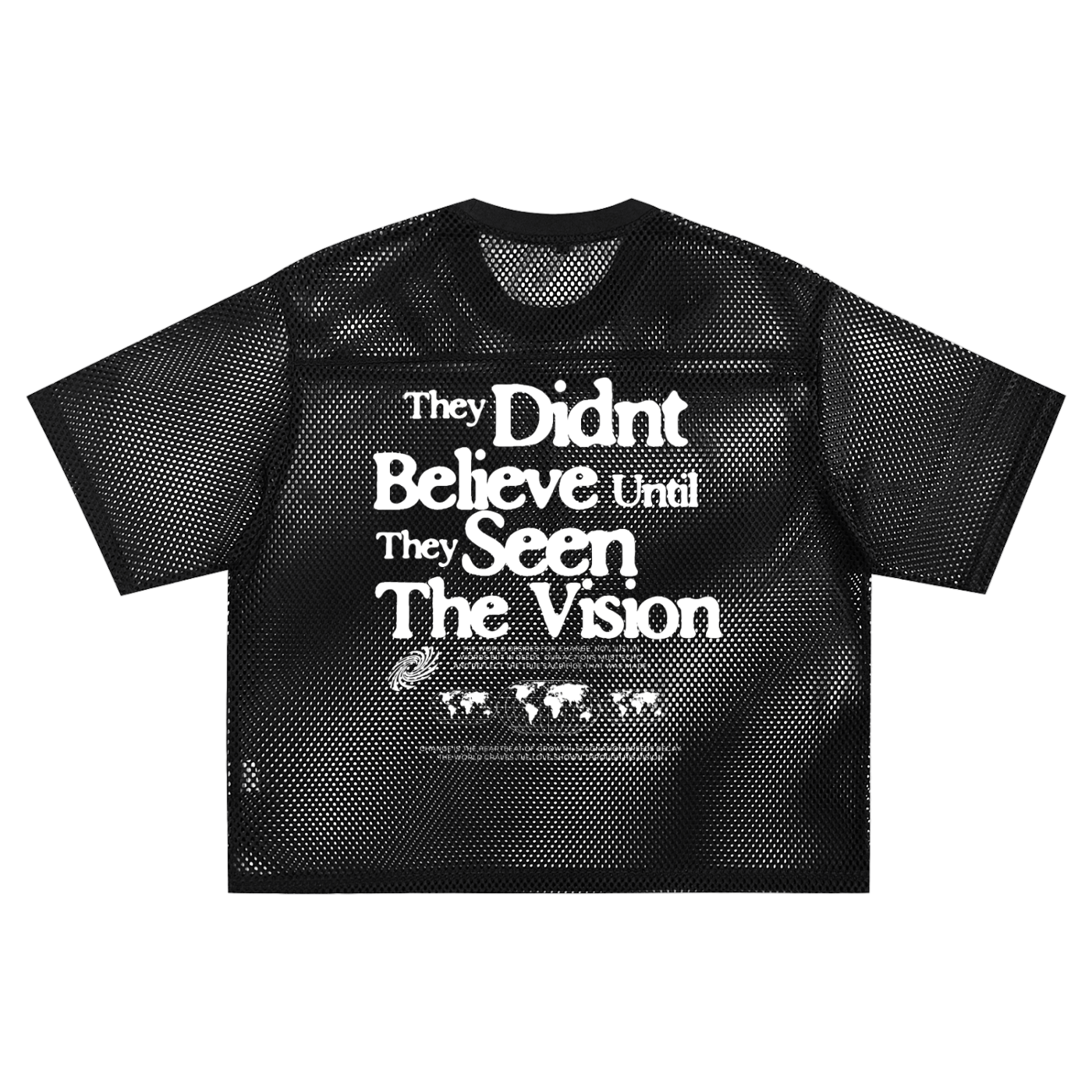 See-through Boxy Net T-shirt