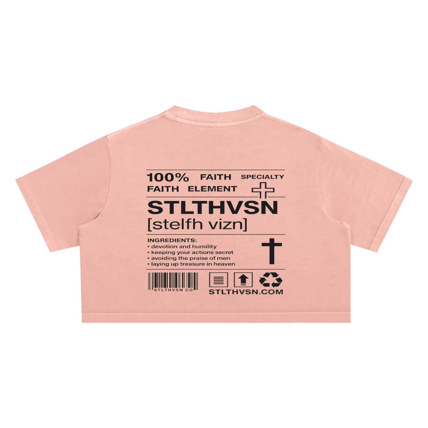Ingredients Washed Crop Top