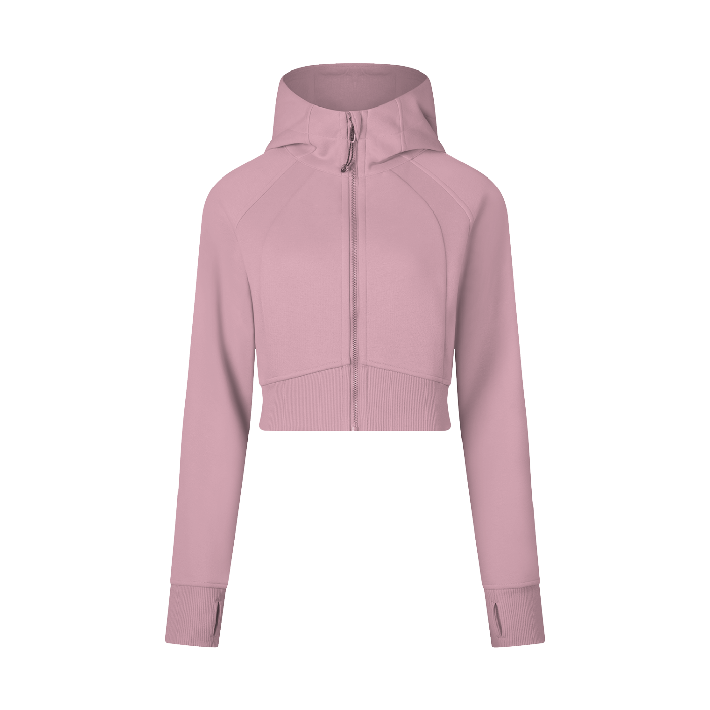 Women’s Cropped STLTH VSN Zip Hoodie Top Set
