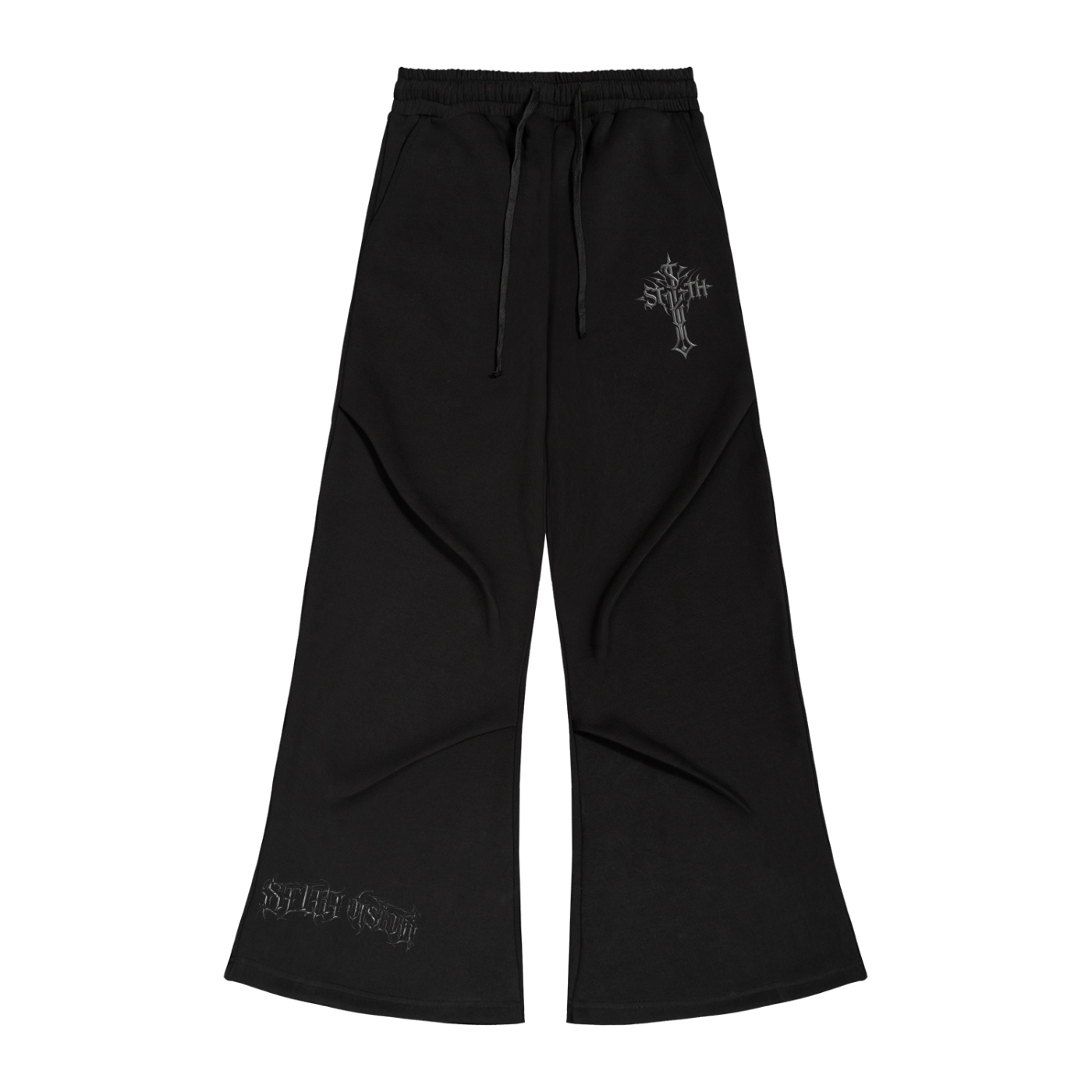 Wide Leg Drawstring Sweatpants