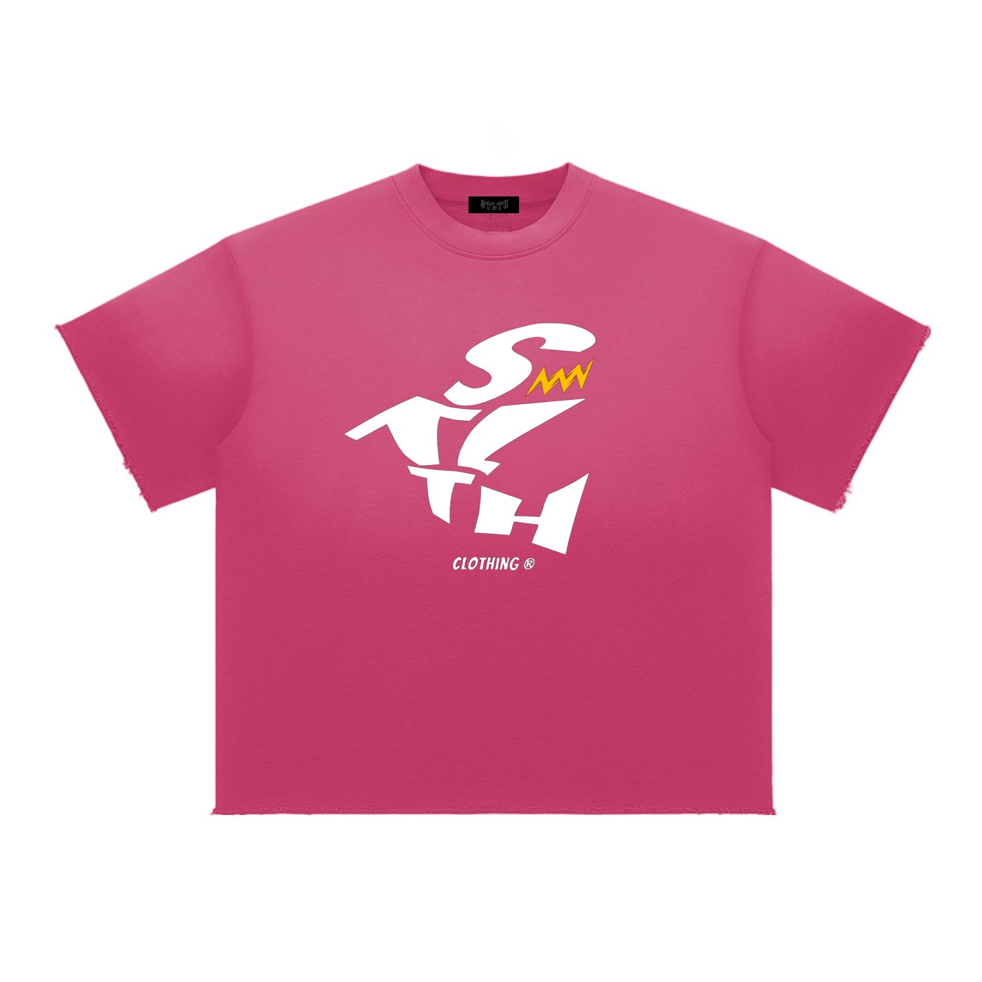 Sun Fade Raw Edge T-Shirt