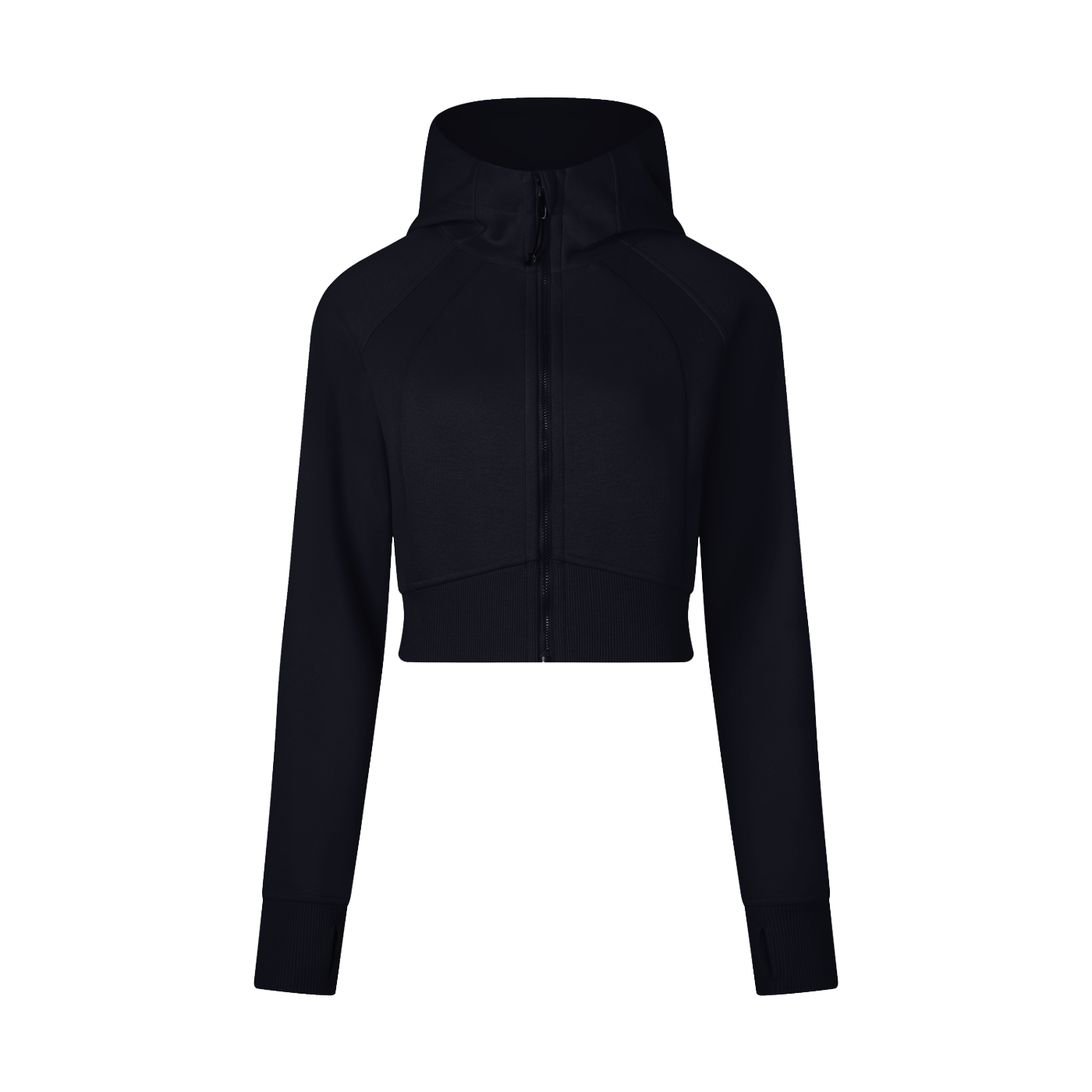 Women’s Cropped STLTH VSN Zip Hoodie Top Set