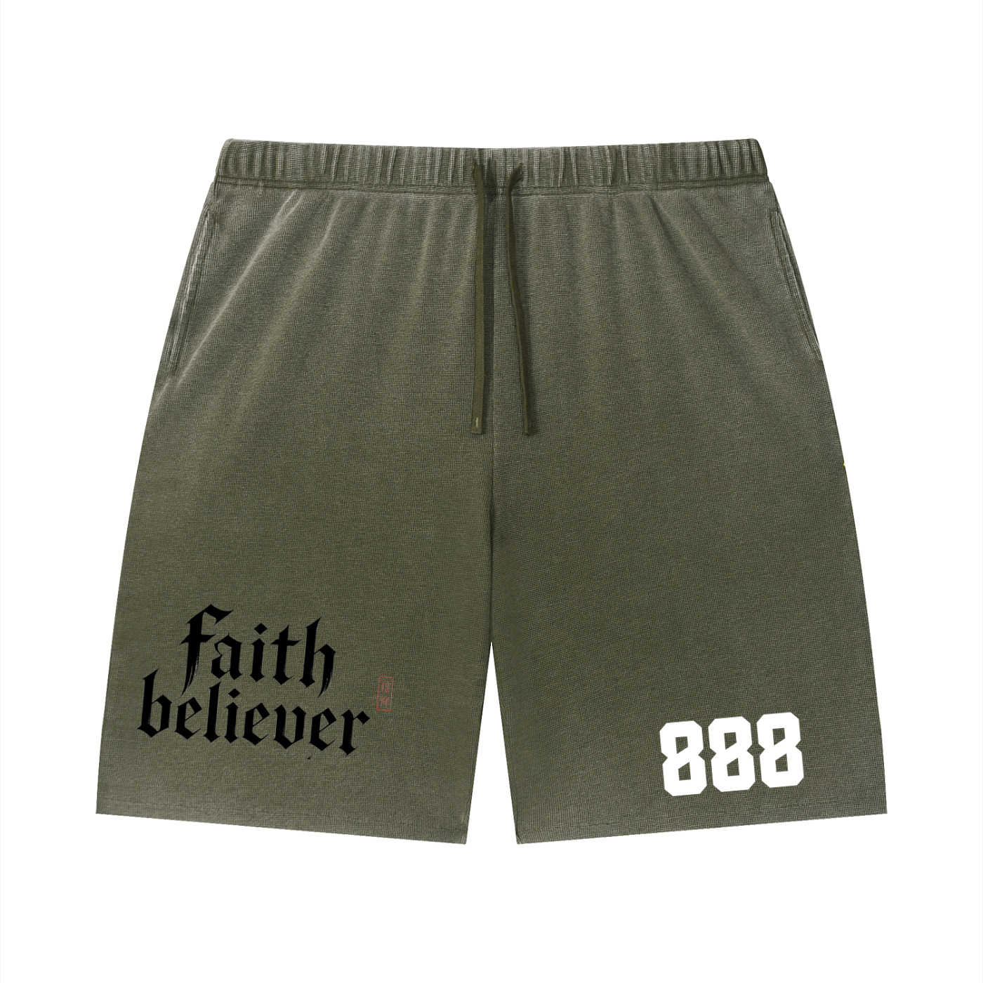 888 Wash Waffle Shorts Set