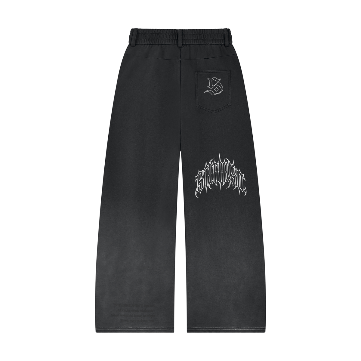 Tranquil  Sunfade Paneled Barrel Leg Sweatpants