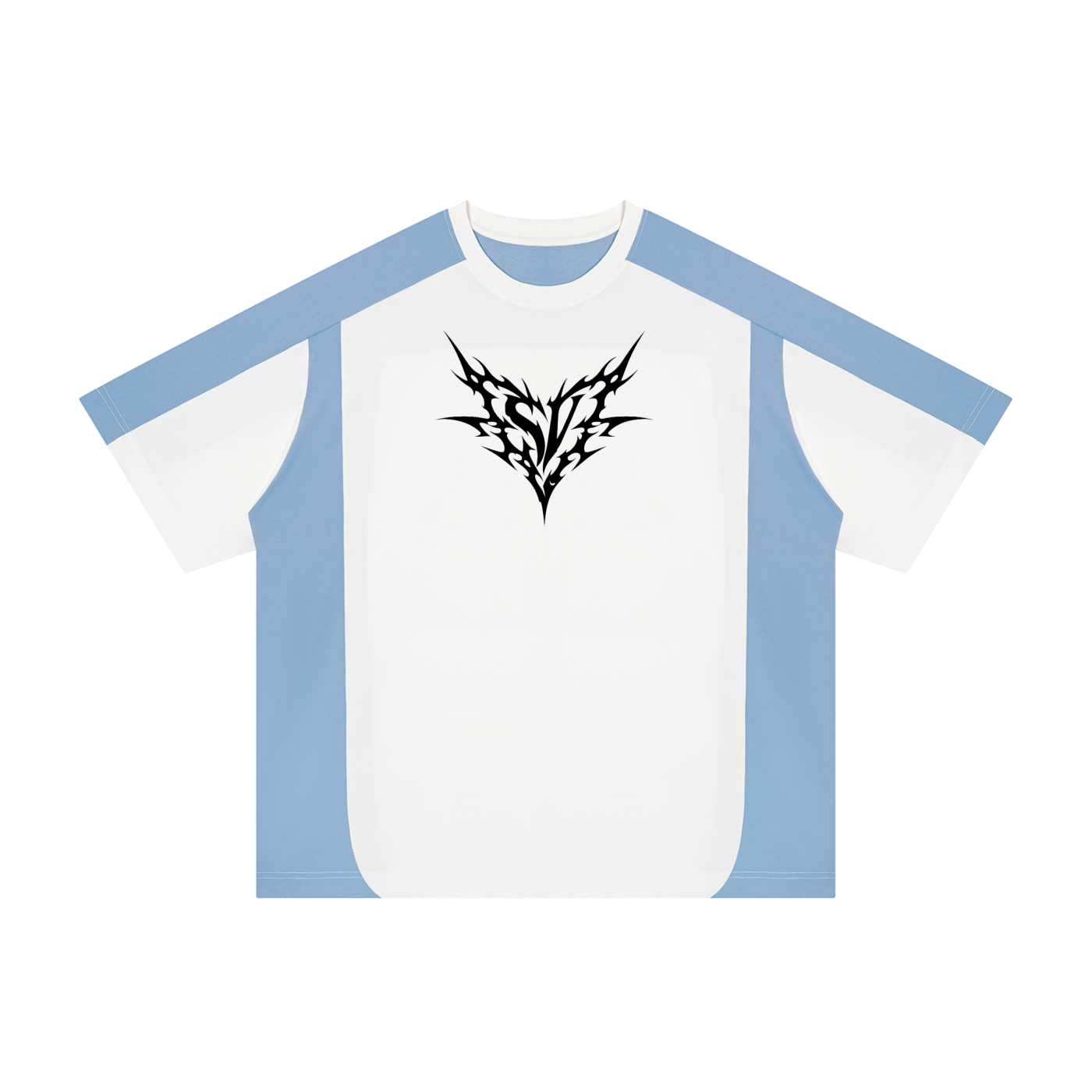 Unisex Color Block Loose T-Shirt