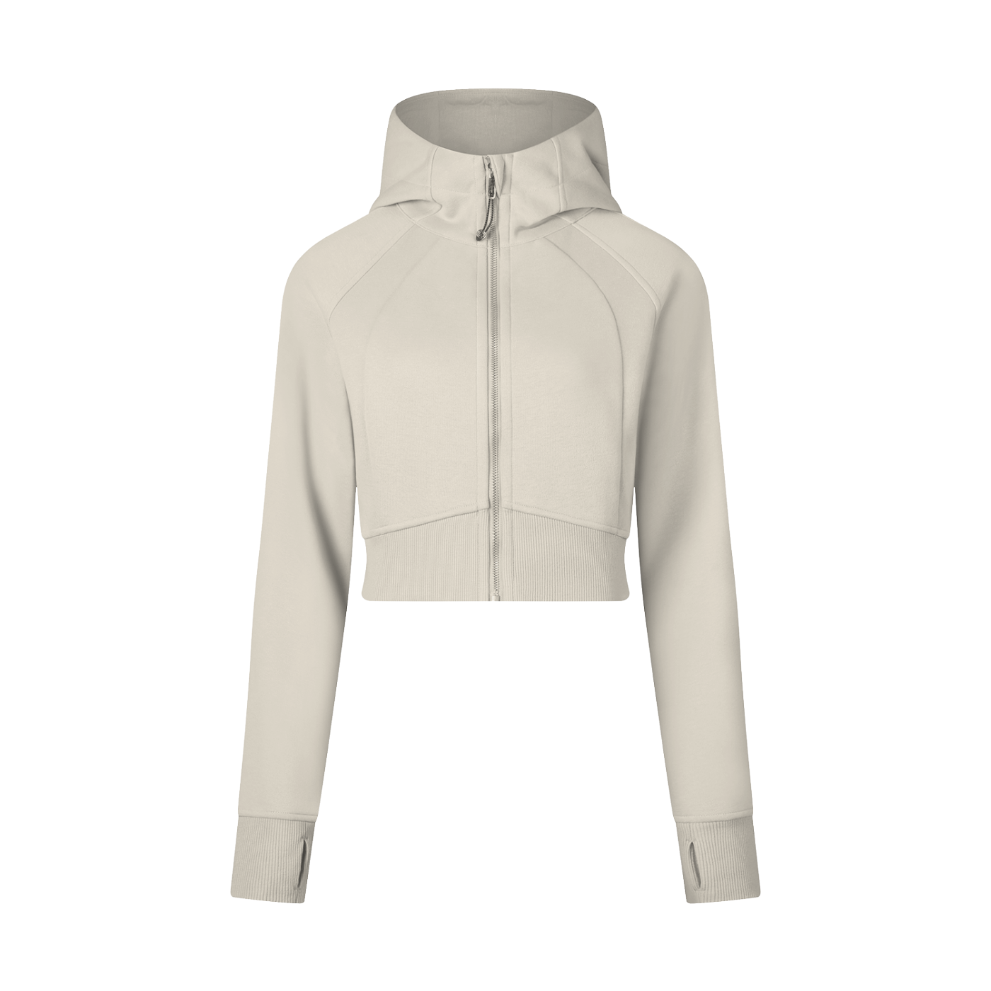 Women’s Cropped STLTH VSN Zip Hoodie Top Set