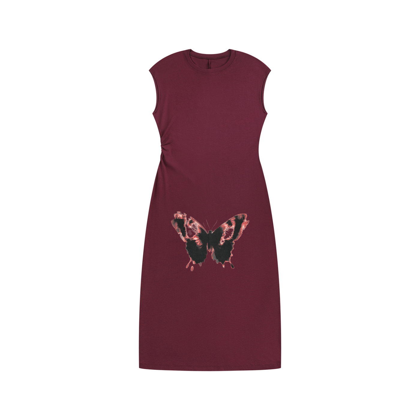 Women’s Ruched Sleeveless Dress