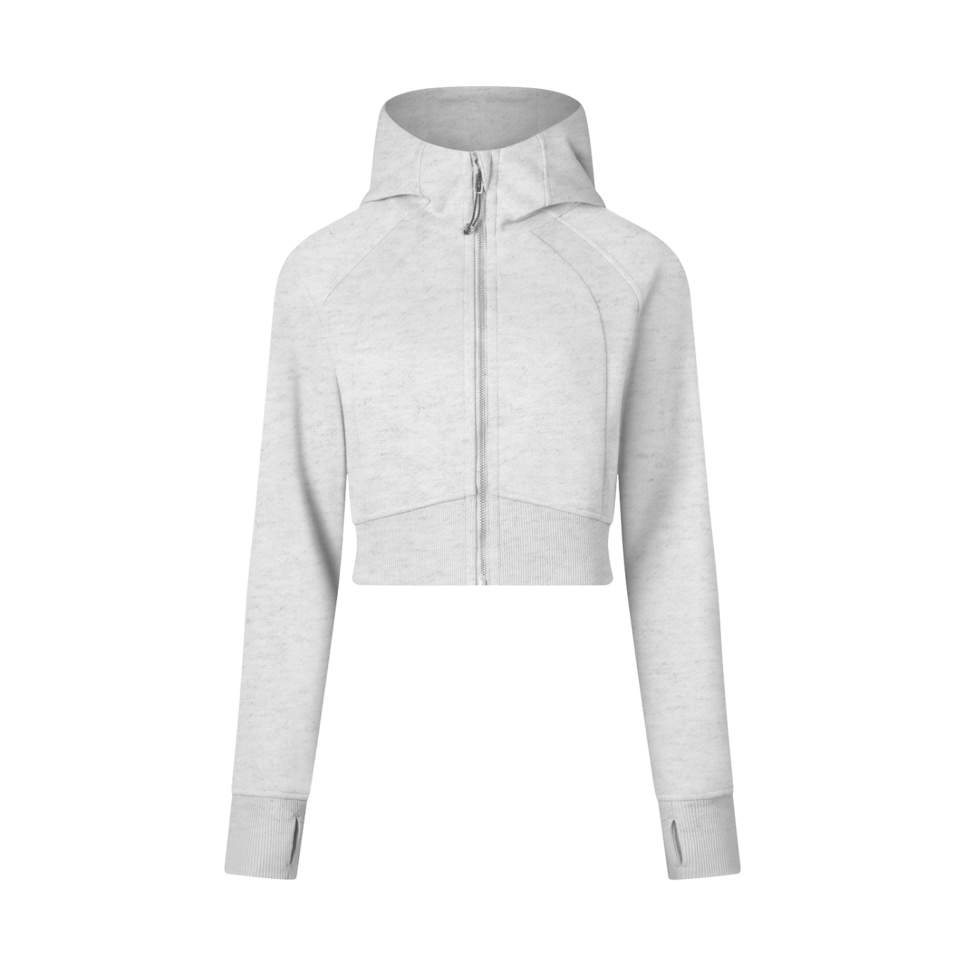 Women’s Cropped STLTH VSN Zip Hoodie Top Set