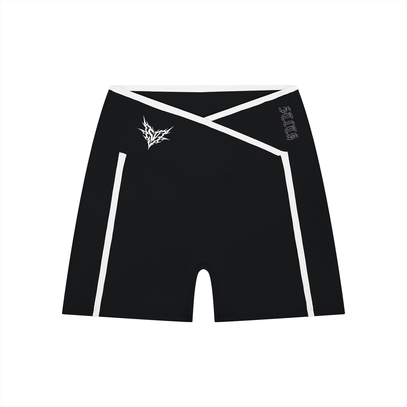 VI Women’s High Rise Color Block Yoga Shorts