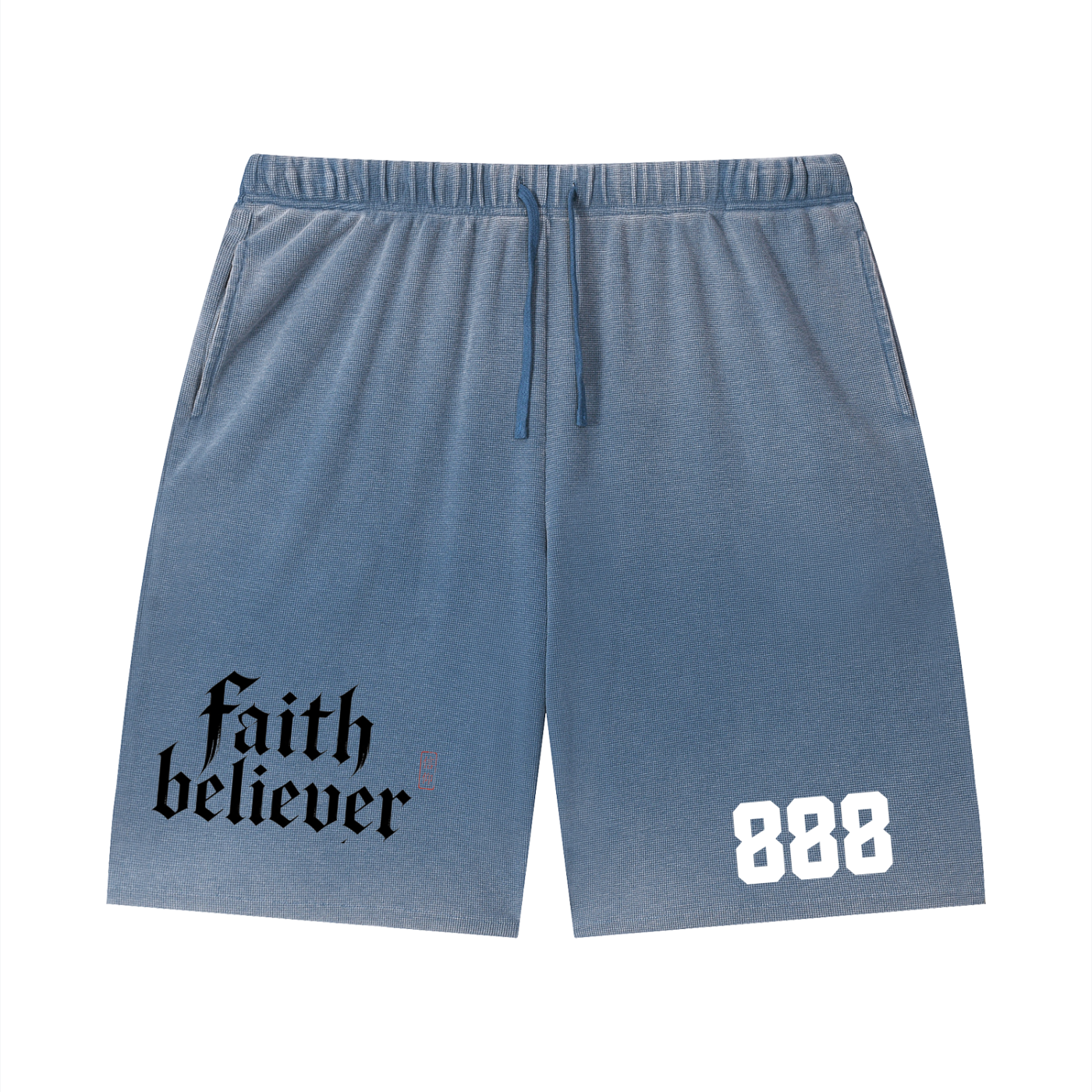 888 Wash Waffle Shorts Set
