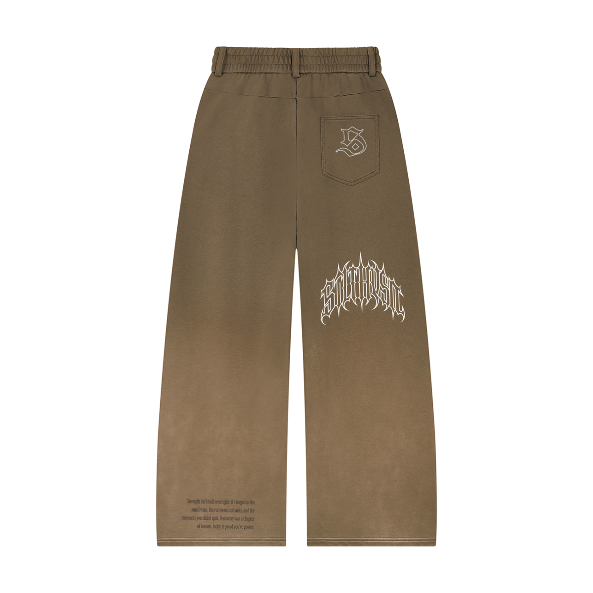 Tranquil  Sunfade Paneled Barrel Leg Sweatpants