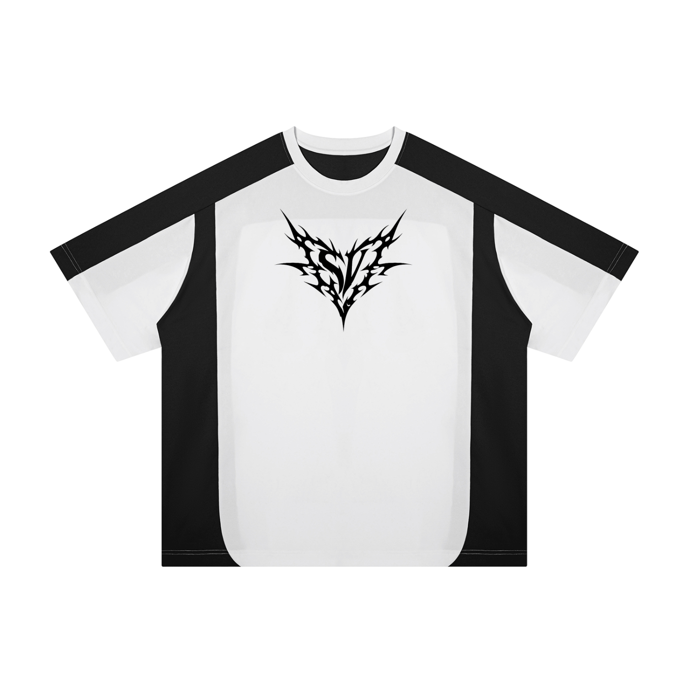 Unisex Color Block Loose T-Shirt