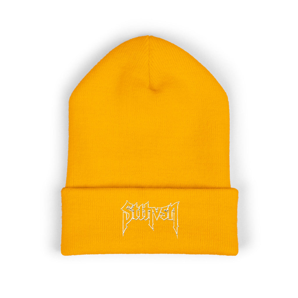 002 Embroidered Cuffed Beanie