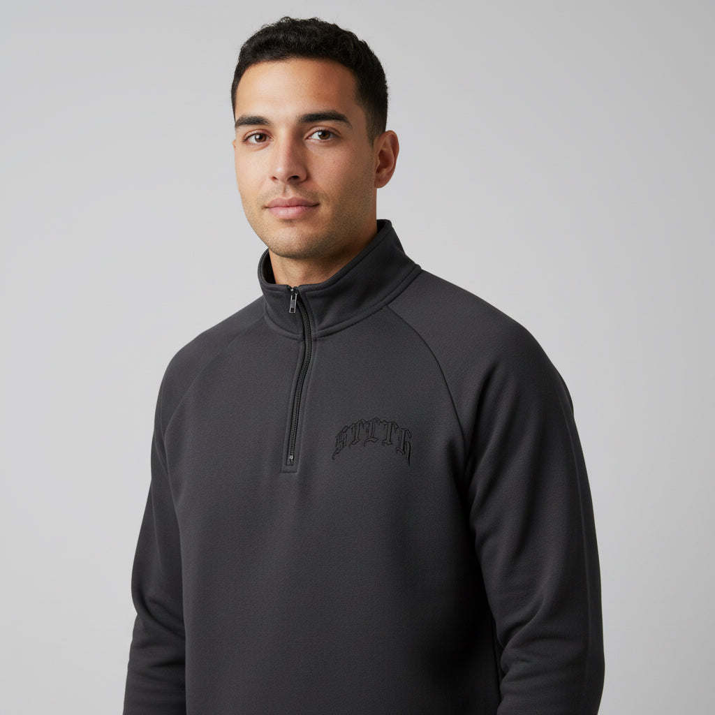 STLTH Quarter-Zip Pullover  Embroidered