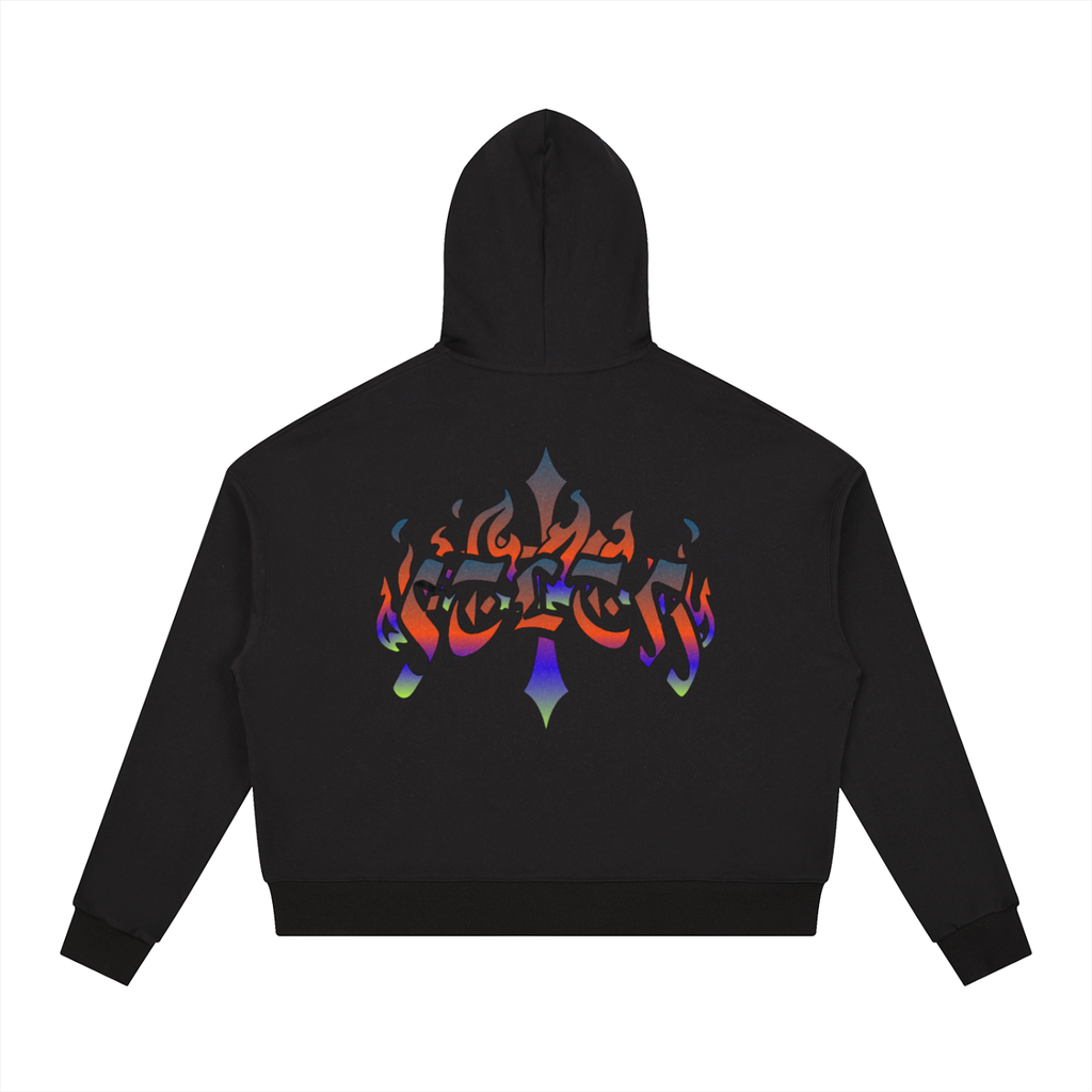 Contrast Drawstring Hoodie