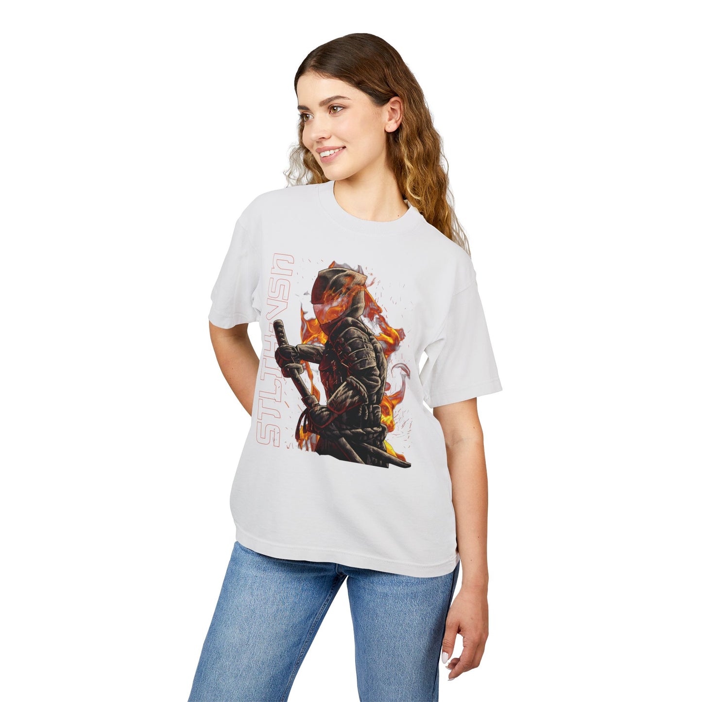 Unisex Urban Heavy Tee with Epic Warrior Design