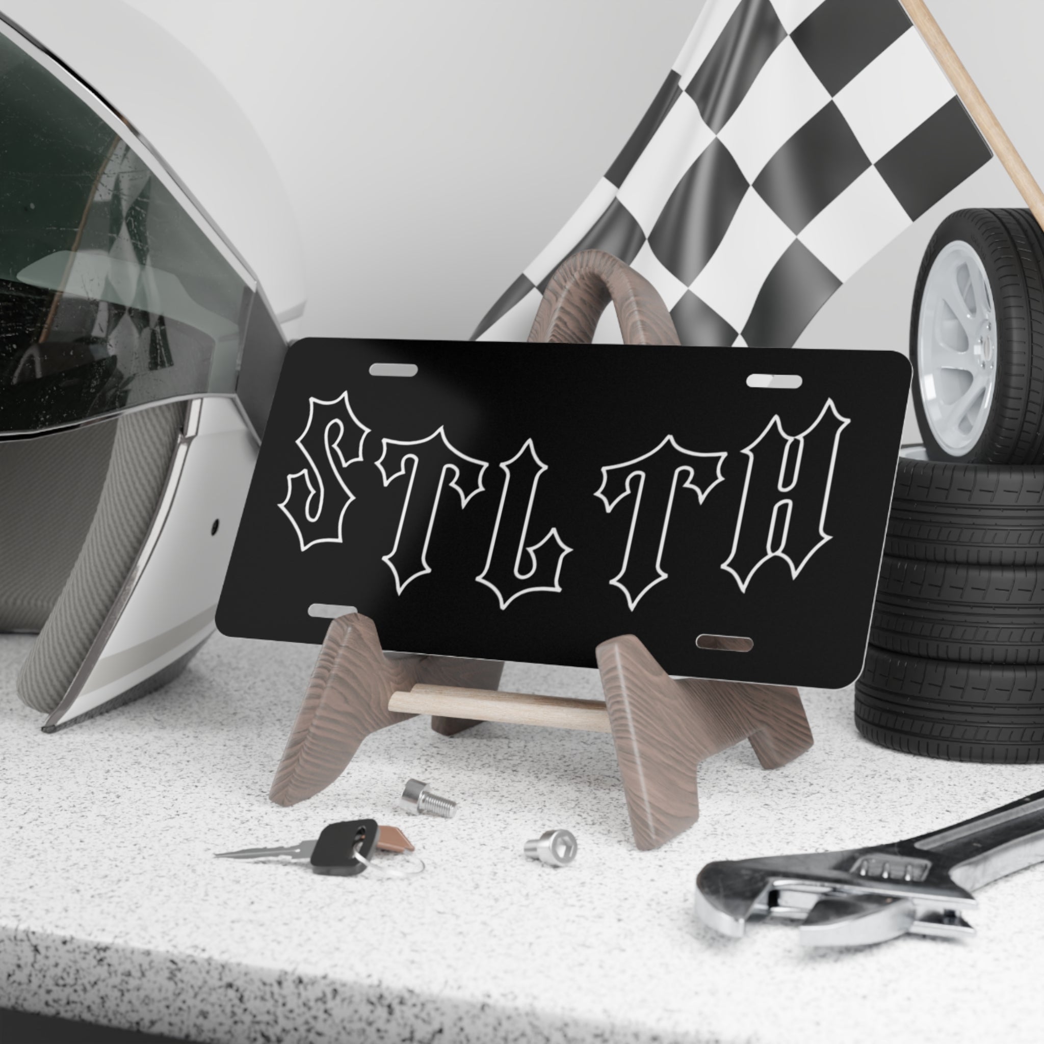 Customizable Vanity Plate for Car Enthusiasts – Stylish and Bold Design