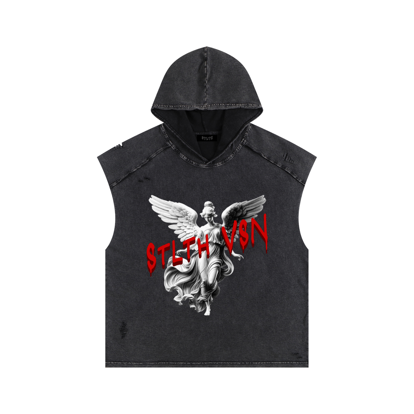 Stlth Guardian Angel Hooded Tank Top