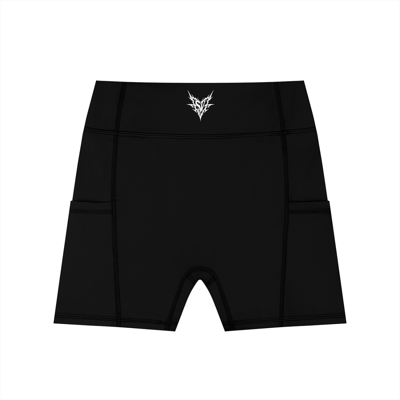 Women's High-Waisted Pocket Biker Shorts