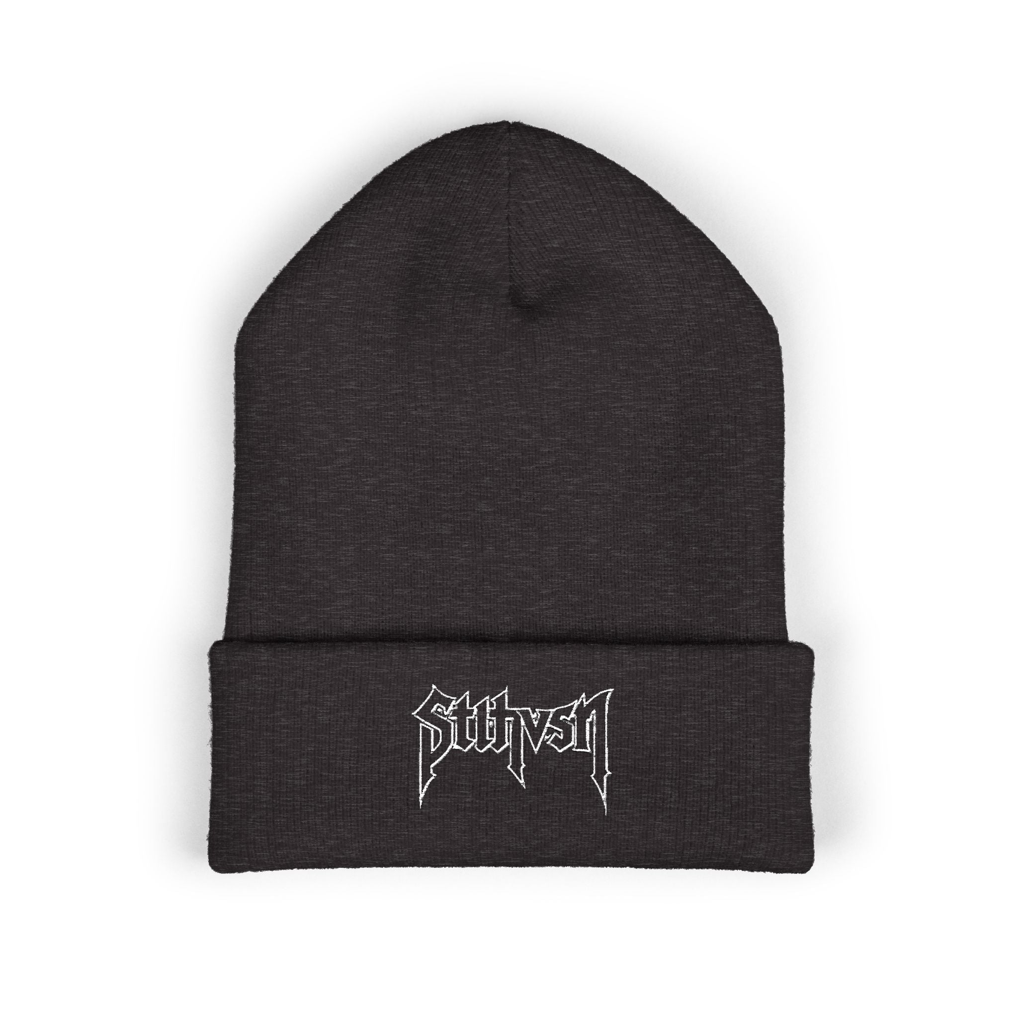 002 Embroidered Cuffed Beanie