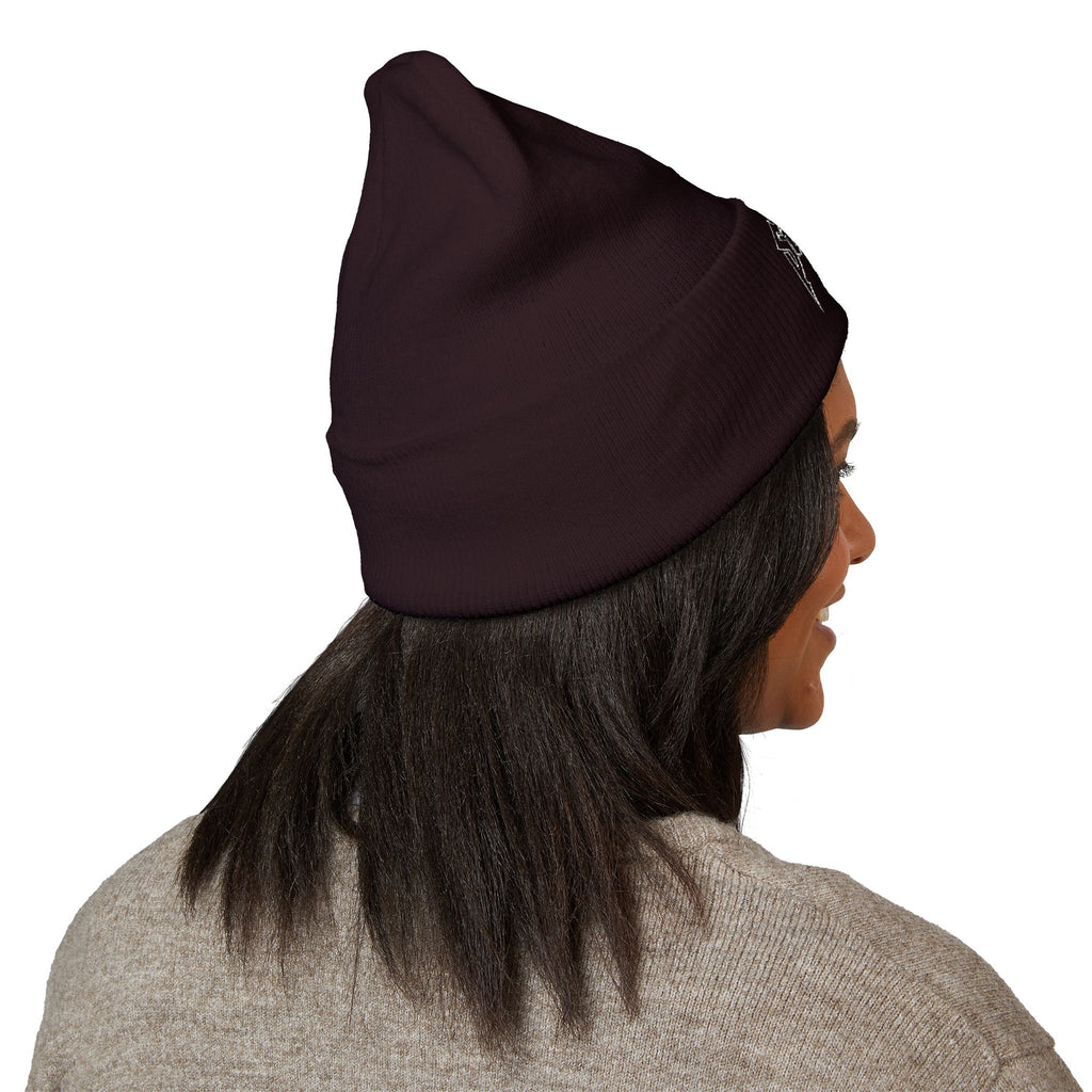 002 Embroidered Cuffed Beanie
