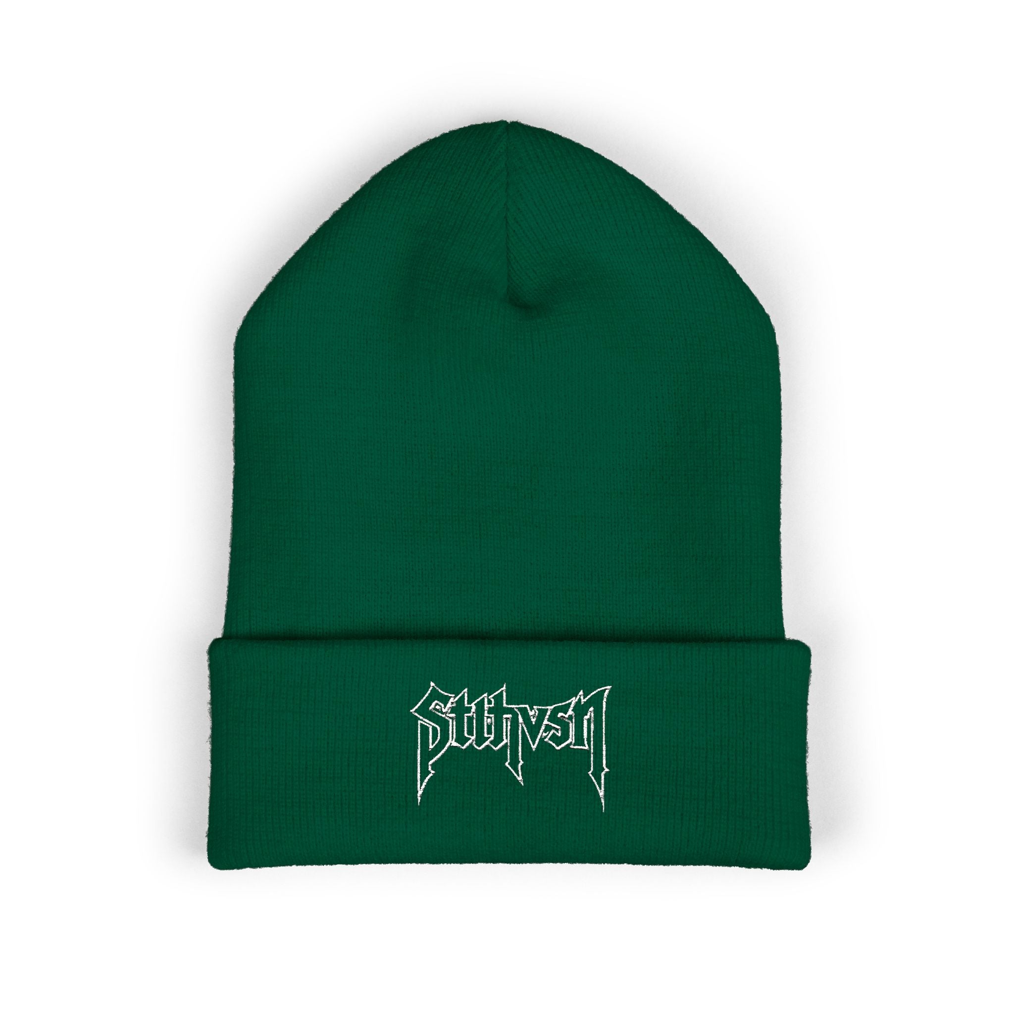 002 Embroidered Cuffed Beanie