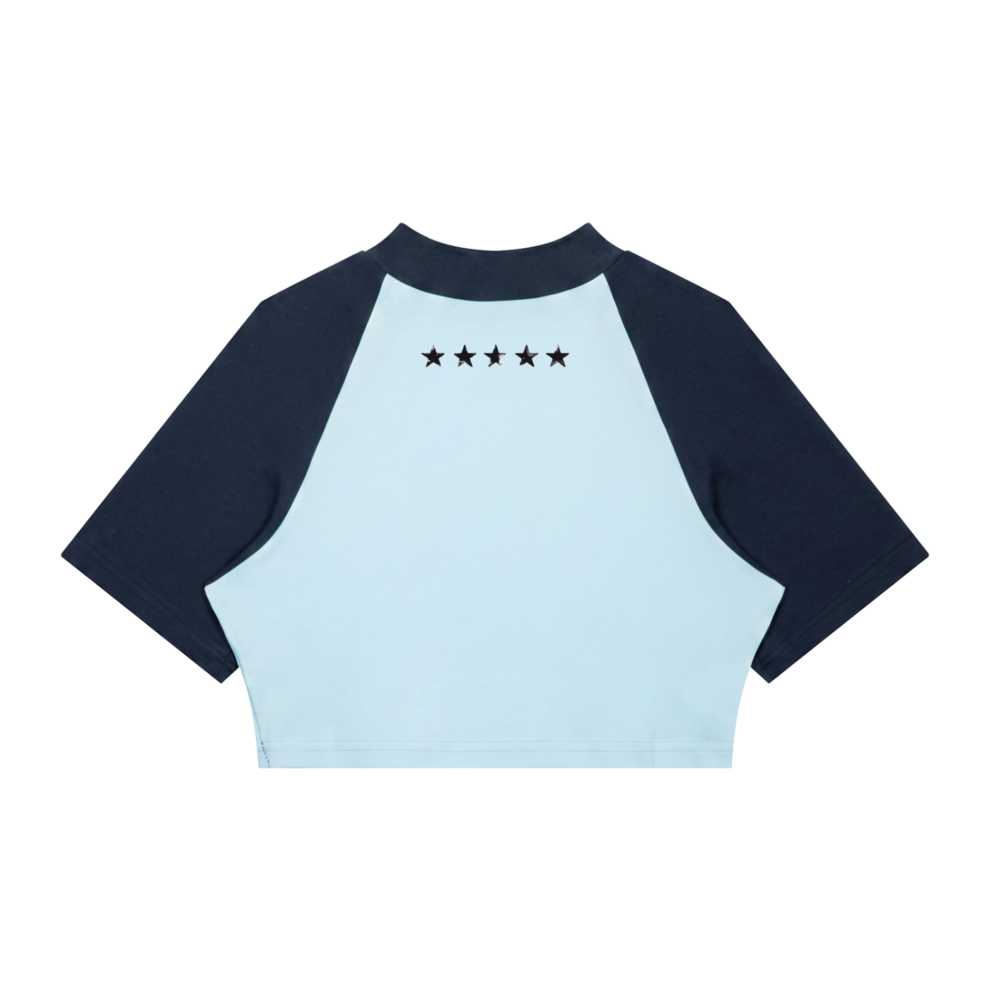 Women’s Color Block Raglan Crop T-Shirt