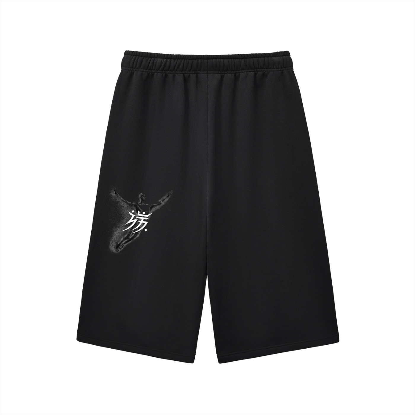 Relaxed Drawstring Three-quarter Sweatpants