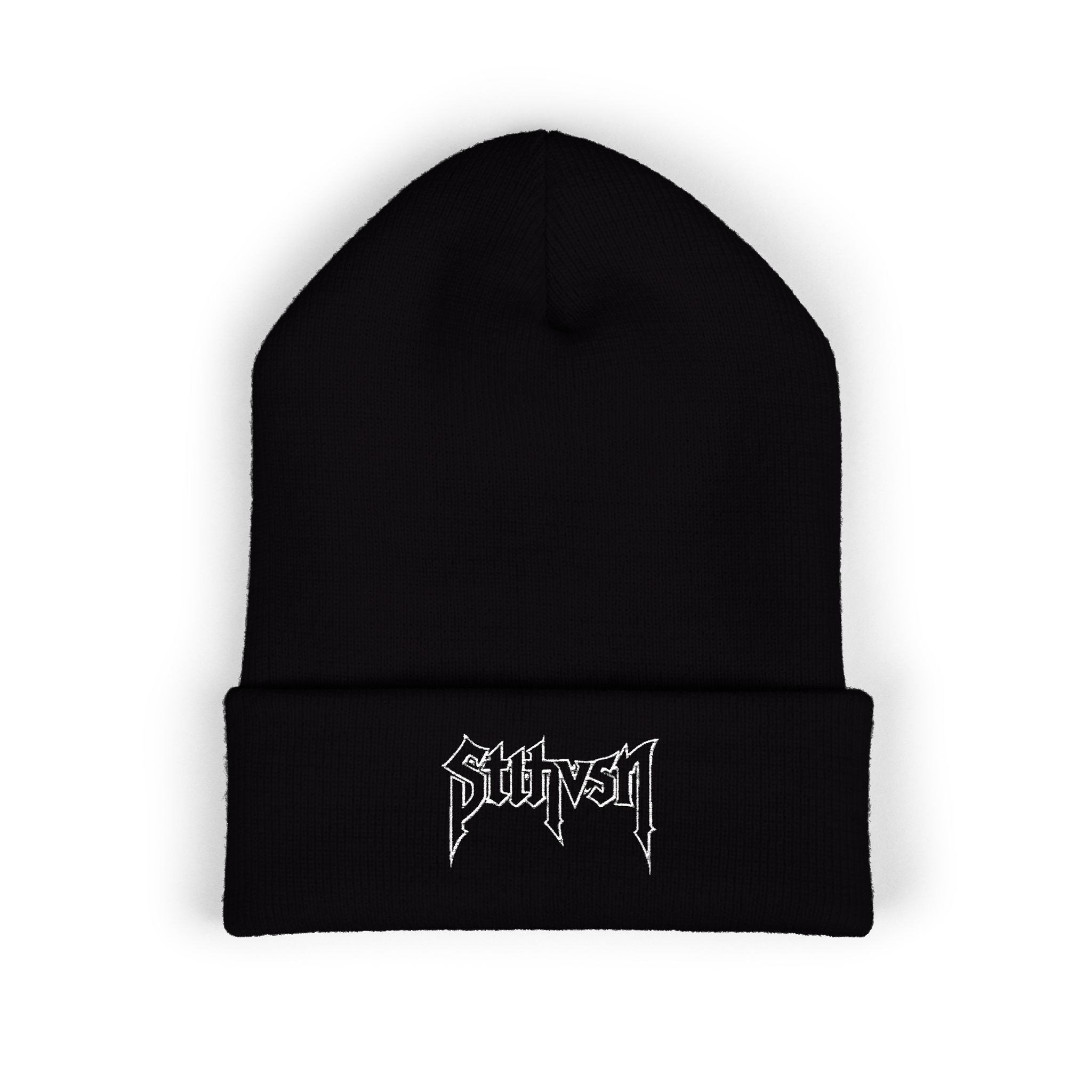002 Embroidered Cuffed Beanie