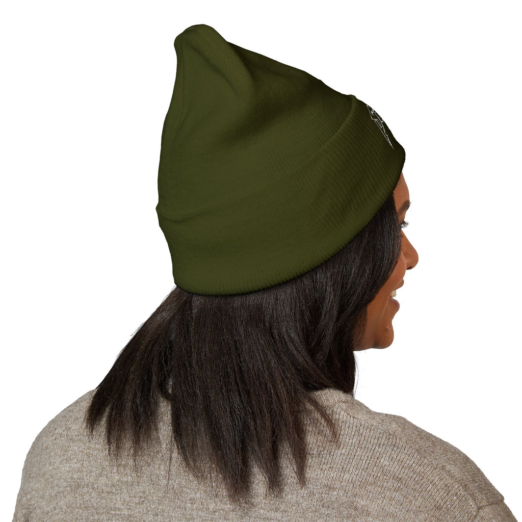 002 Embroidered Cuffed Beanie