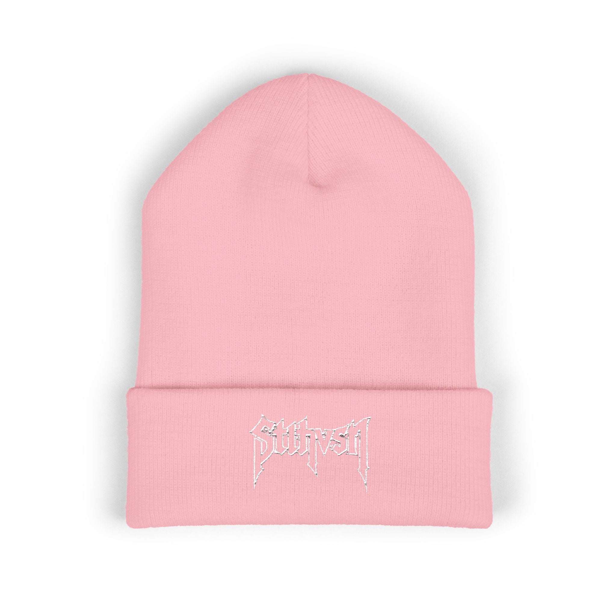 002 Embroidered Cuffed Beanie