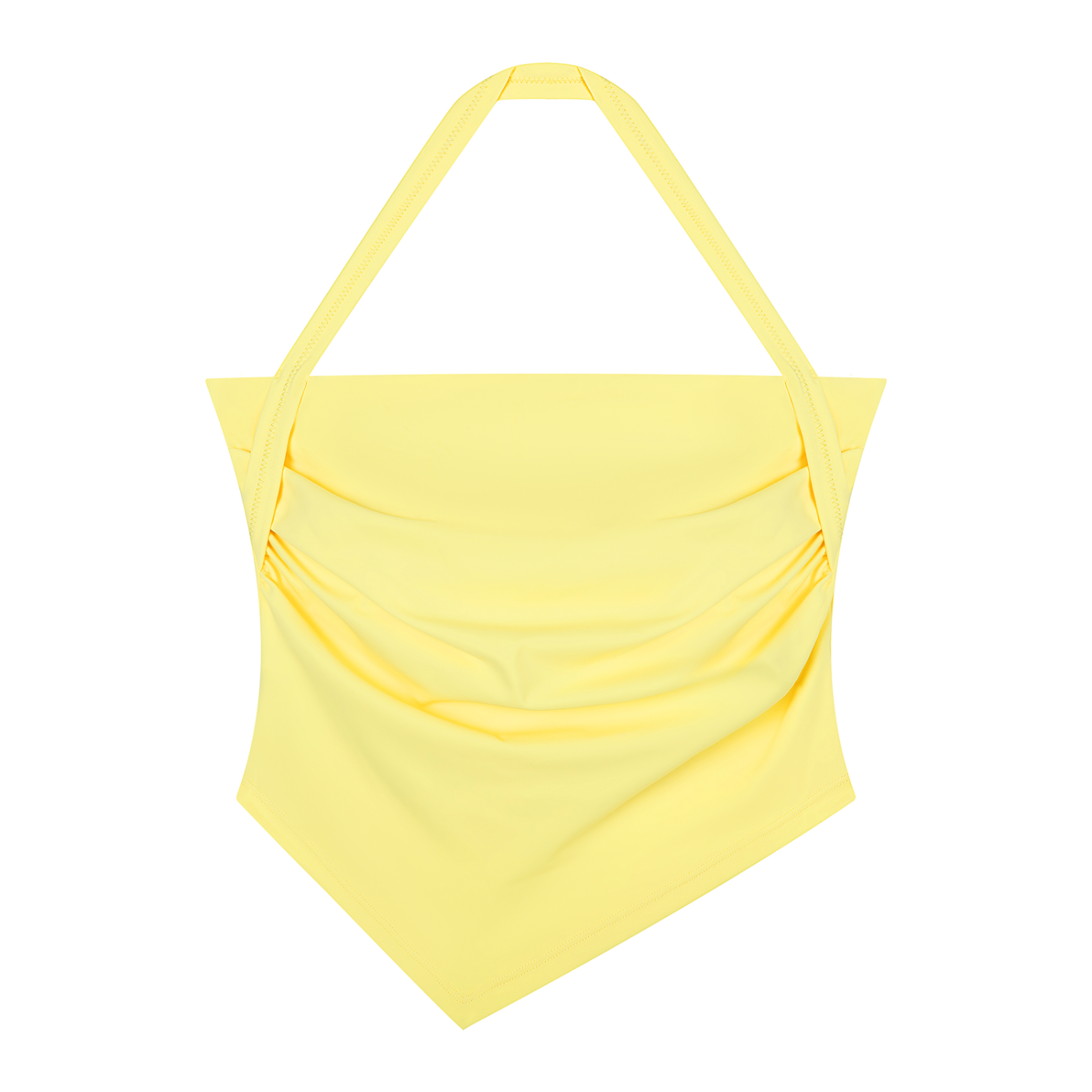 Women’s Ruched Halter Neck Yoga Tank Top