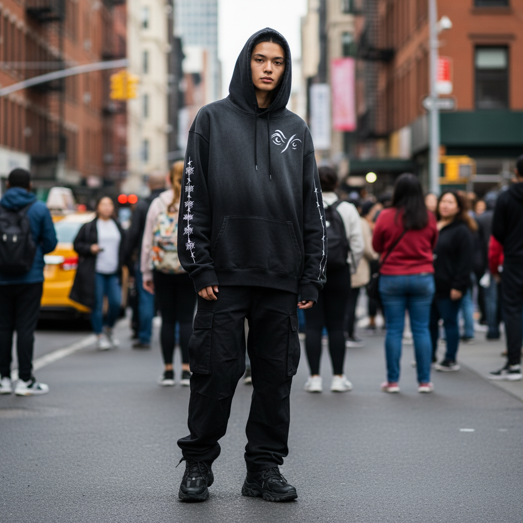 STLTH Heavyweight Sunfade Oversized Hoodie