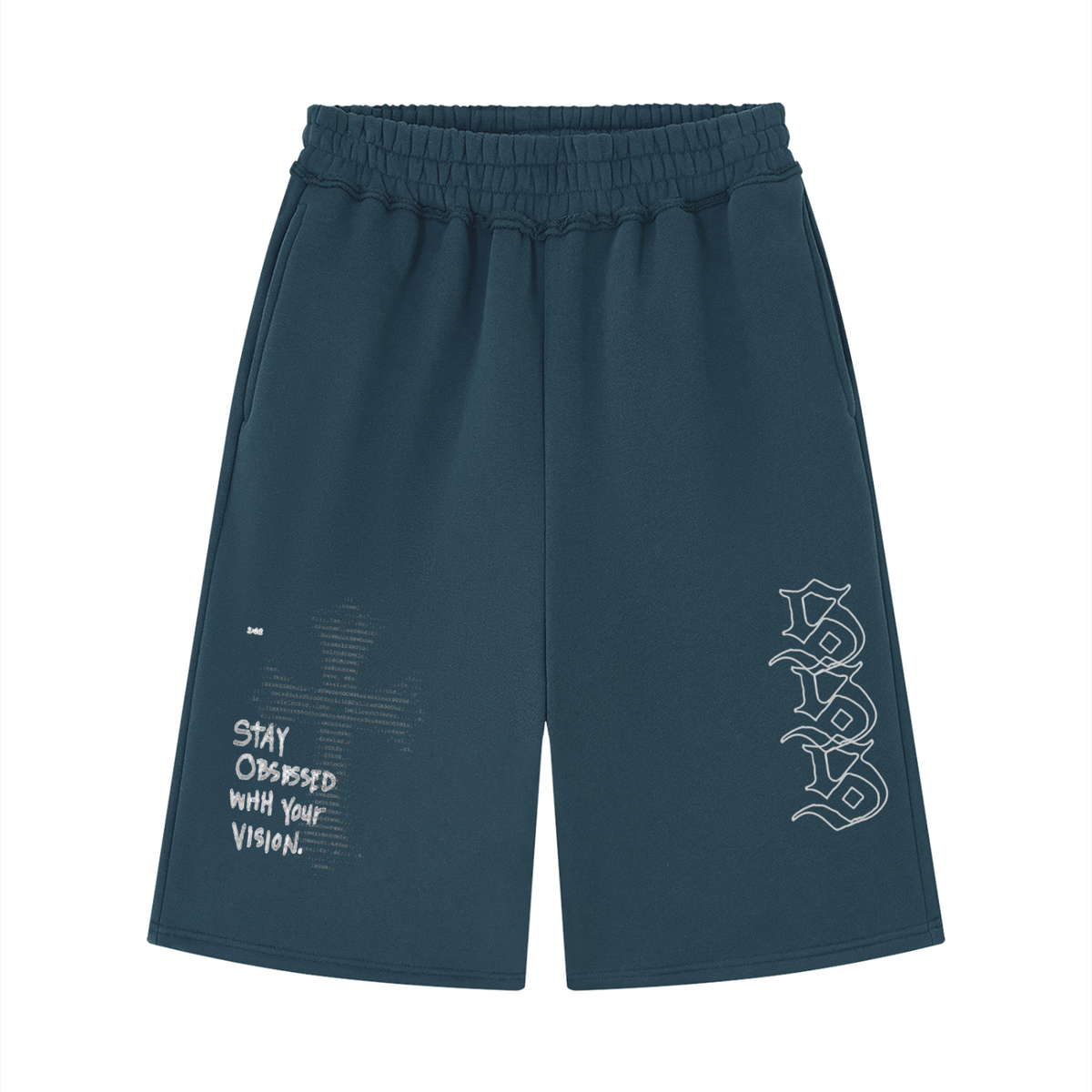 Vision Raw Edge  Shorts