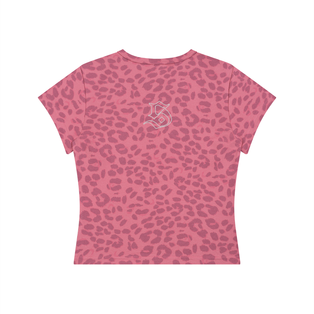 Forged in Faith Women’s Leopard Print Crop T-Shirt