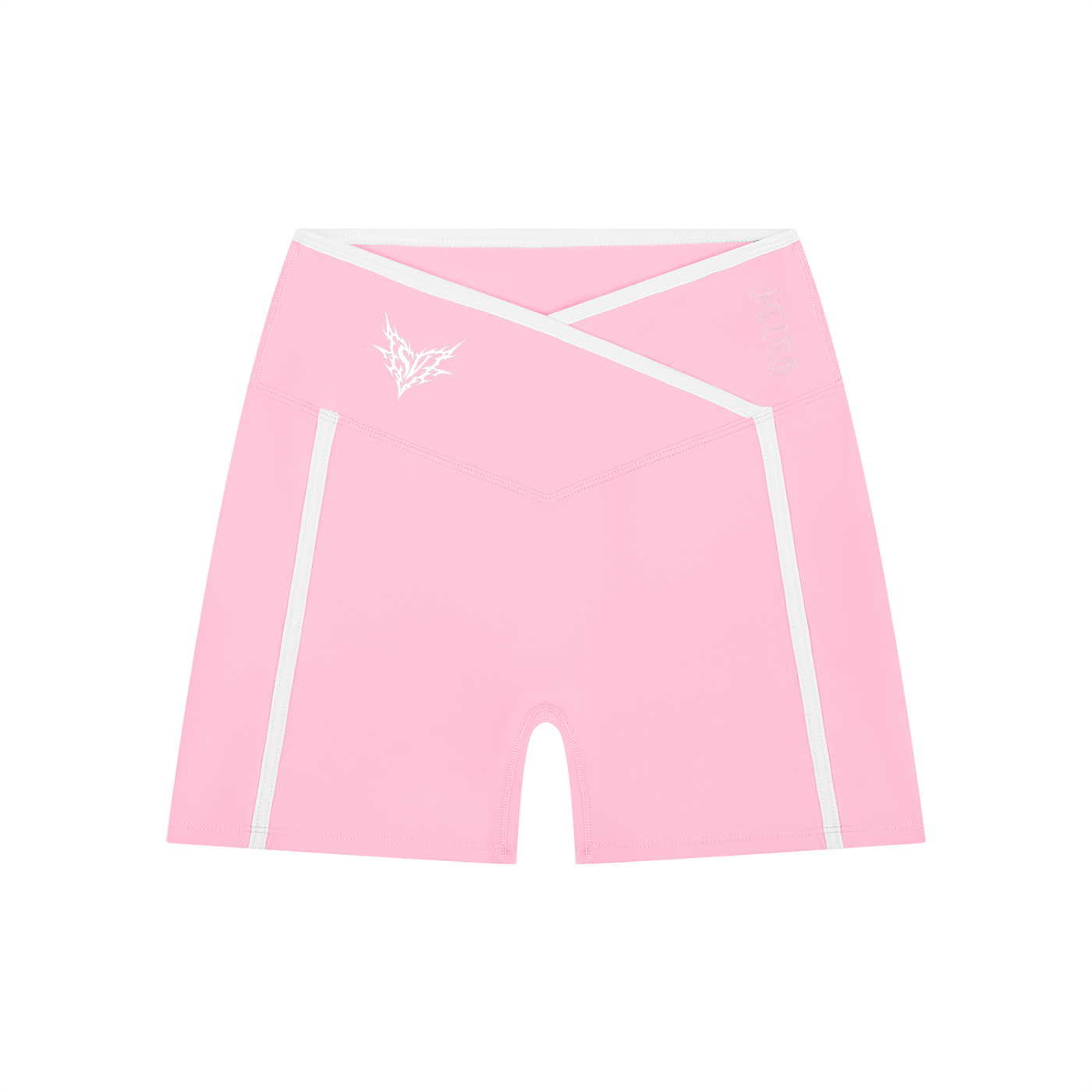 VI Women’s High Rise Color Block Yoga Shorts
