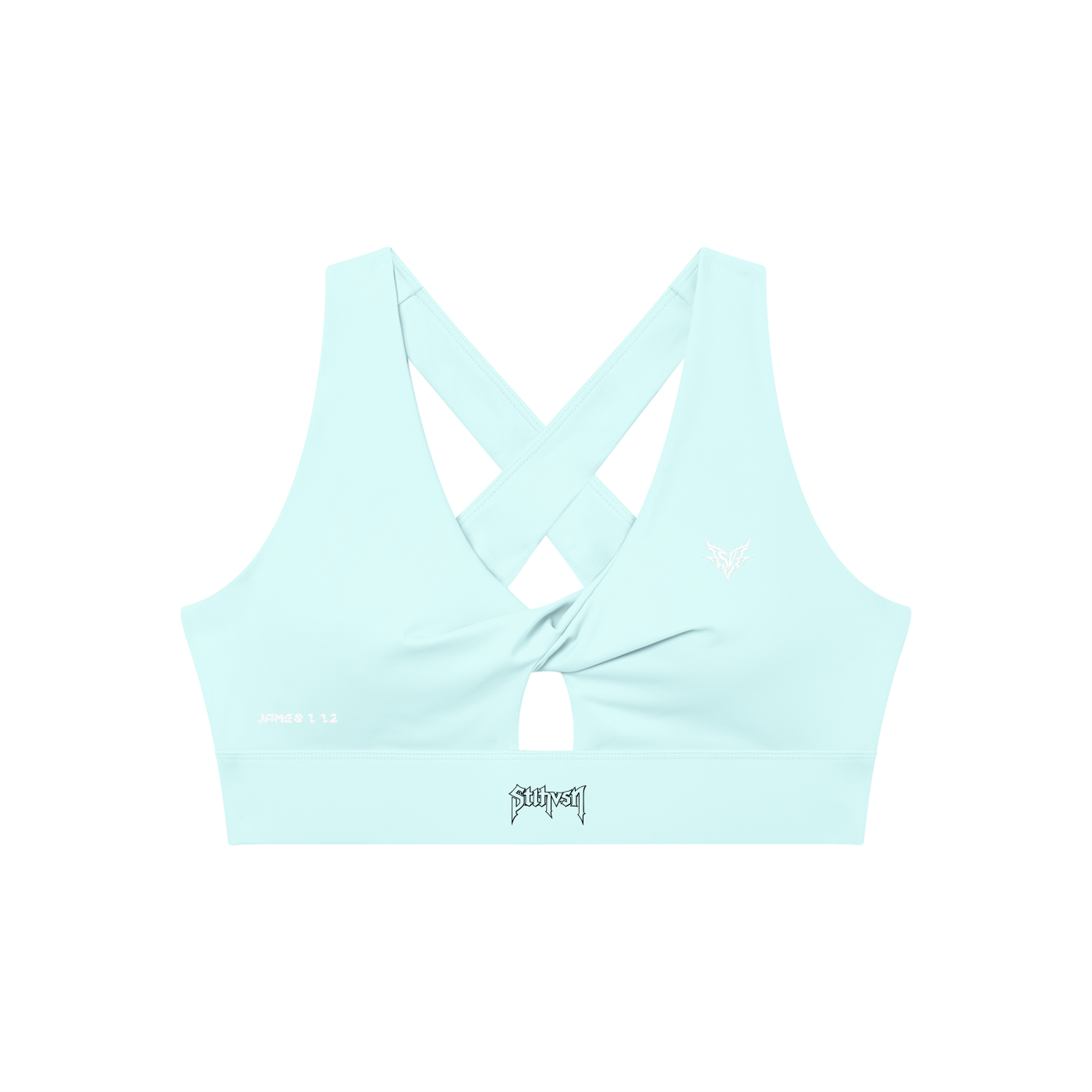 Women's Twist Front V-Neck Sports Bra