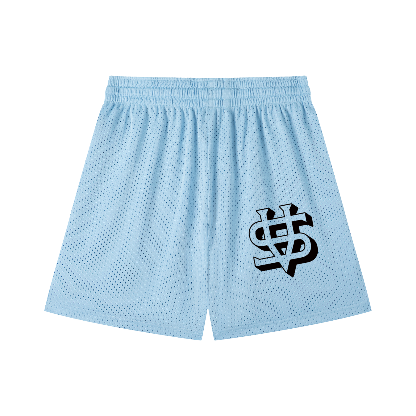 Mesh Drawstring Shorts