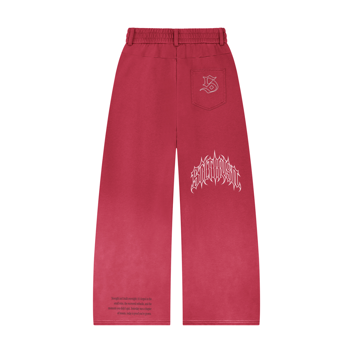 Tranquil  Sunfade Paneled Barrel Leg Sweatpants
