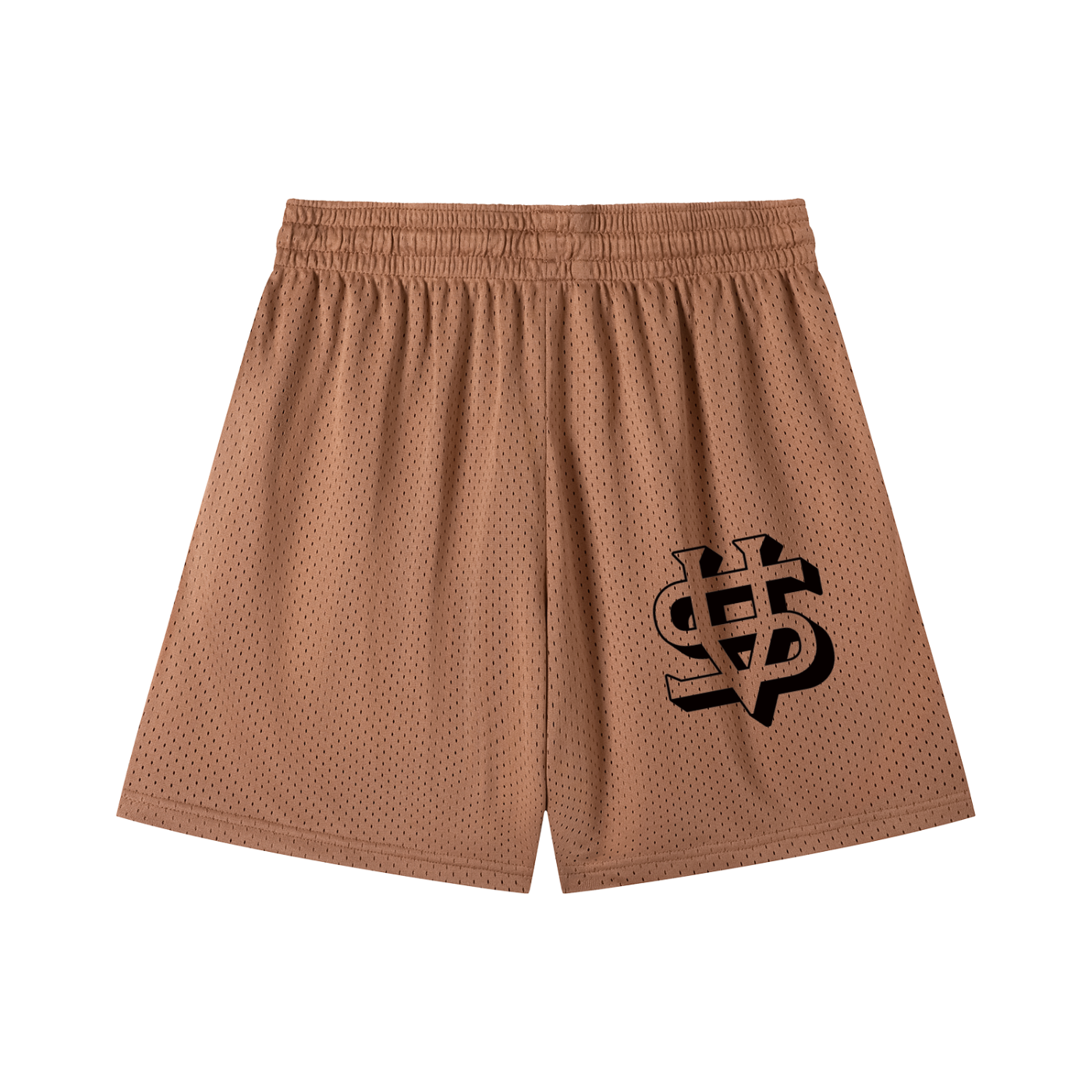 Mesh Drawstring Shorts