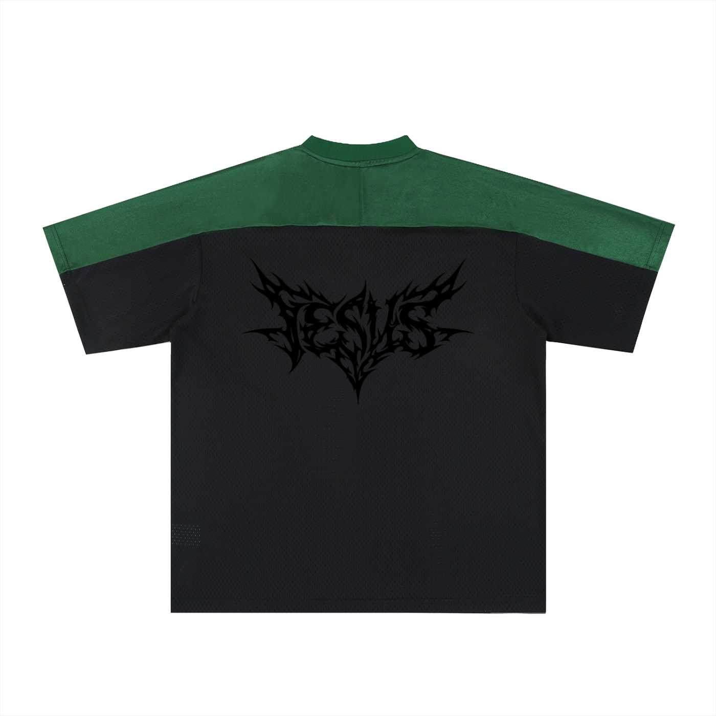 Blossom Oversized Mesh V-Neck Soccer Jersey
