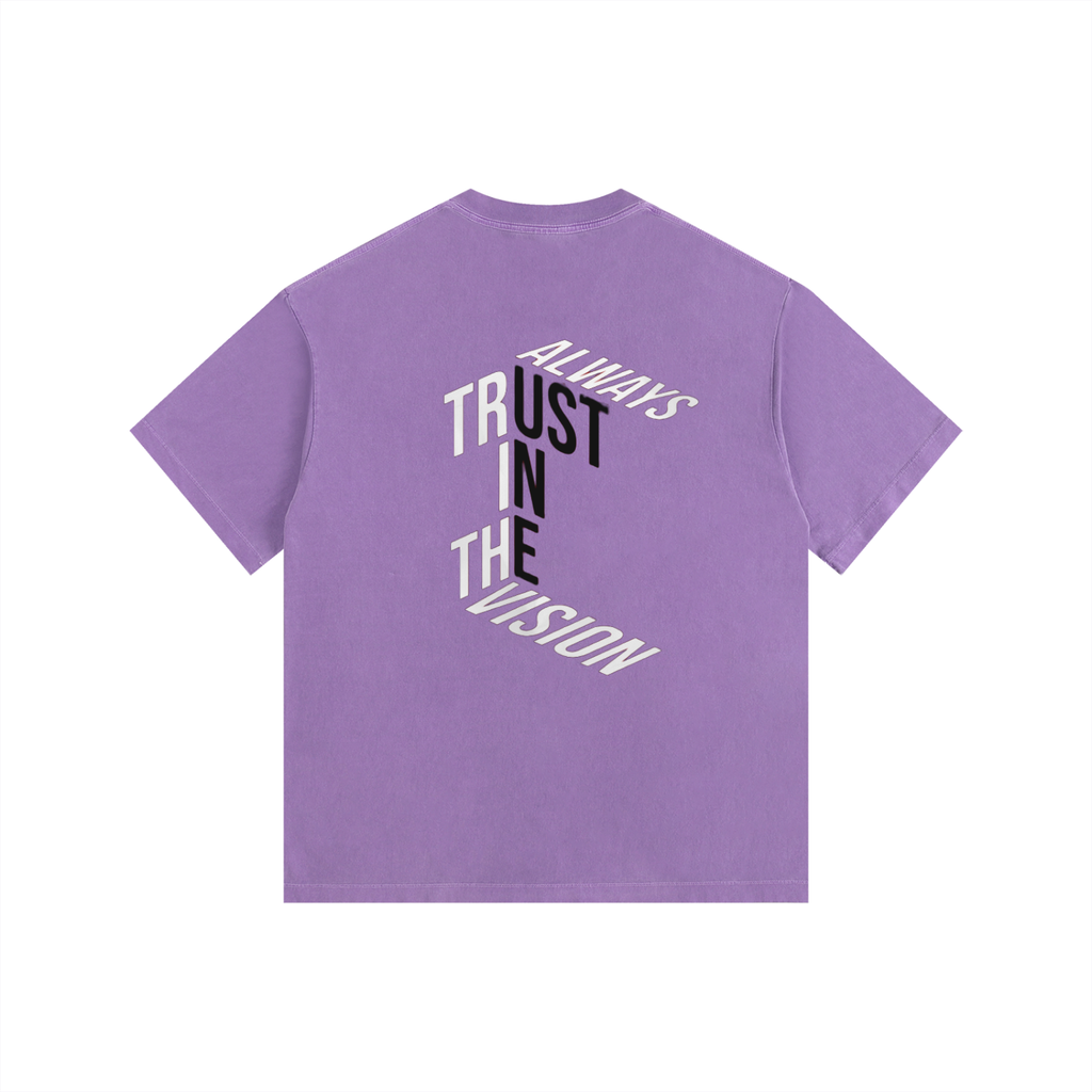 Trust Vintage Washed Oversized Cotton T-Shirt