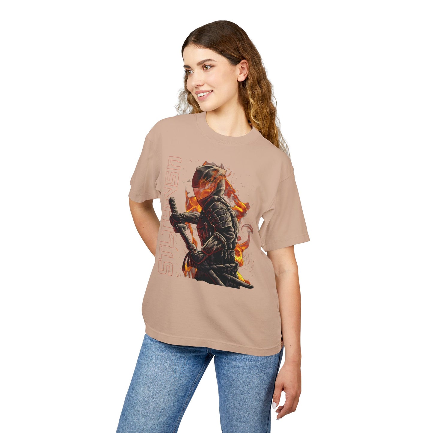 Unisex Urban Heavy Tee with Epic Warrior Design