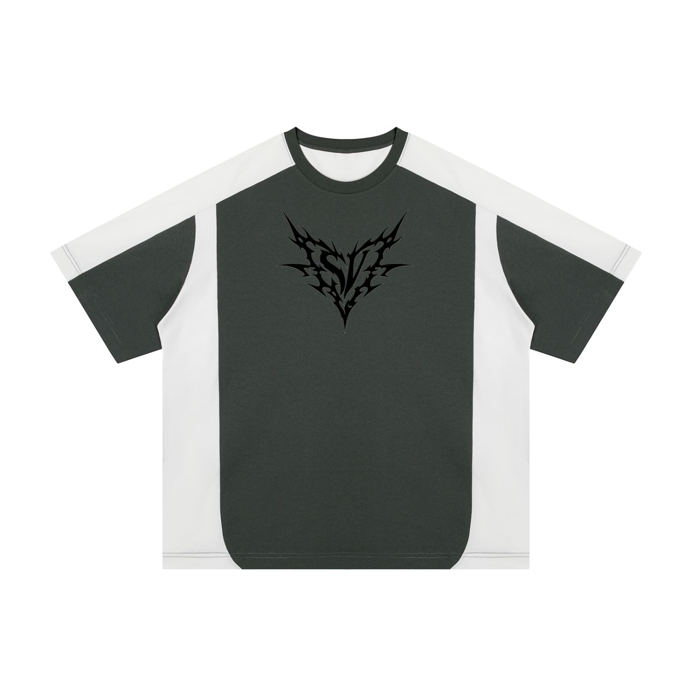 Unisex Color Block Loose T-Shirt